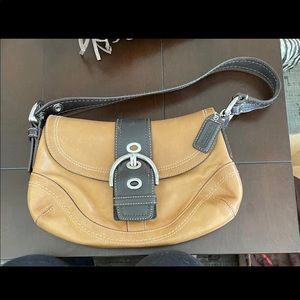 Authentic leather coach purse